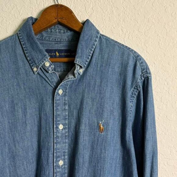 Polo Ralph Lauren Other - Polo ralph lauren denim button